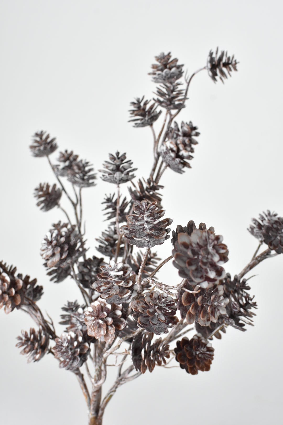 Frosted Pinecone Bush, 15"