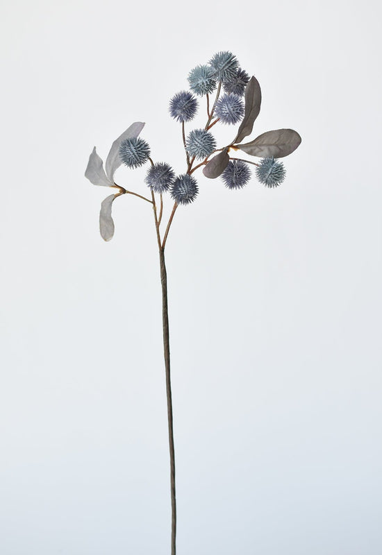 Globe Thistle Stem, 19", Dusty Blue