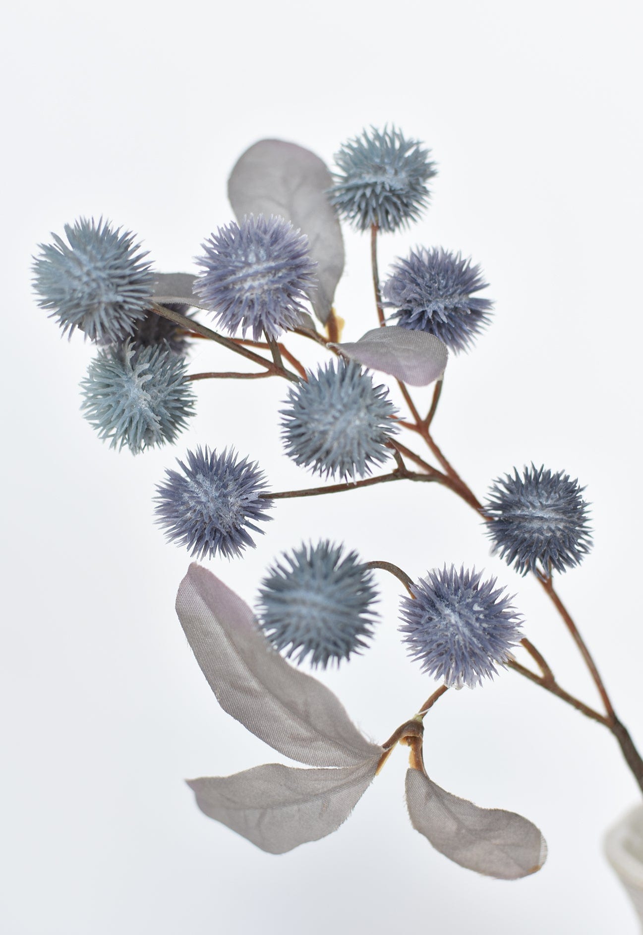 Globe Thistle Stem, 19", Dusty Blue