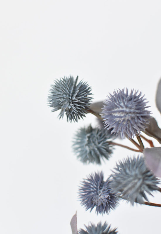 Globe Thistle Stem, 19", Dusty Blue