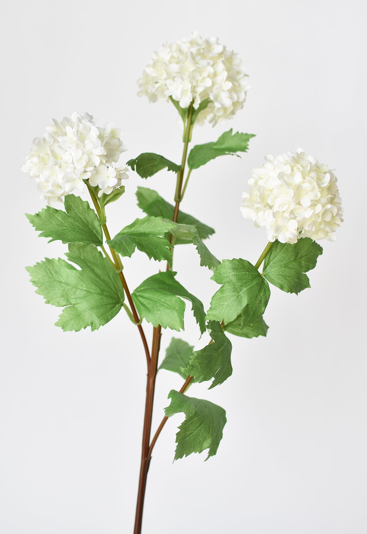 Snowball Hydrangea Stem, 29", White