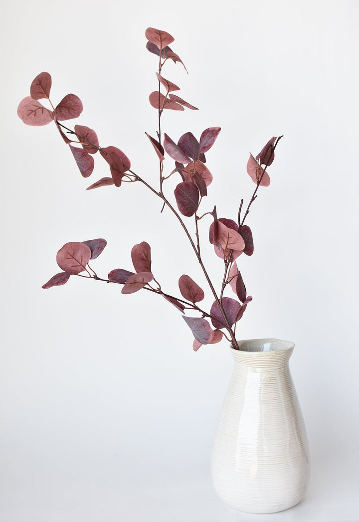 Gumdrop Eucalyptus Stem, 36", Burgundy