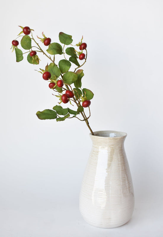 Rosehip Berry Stem, 28", Red