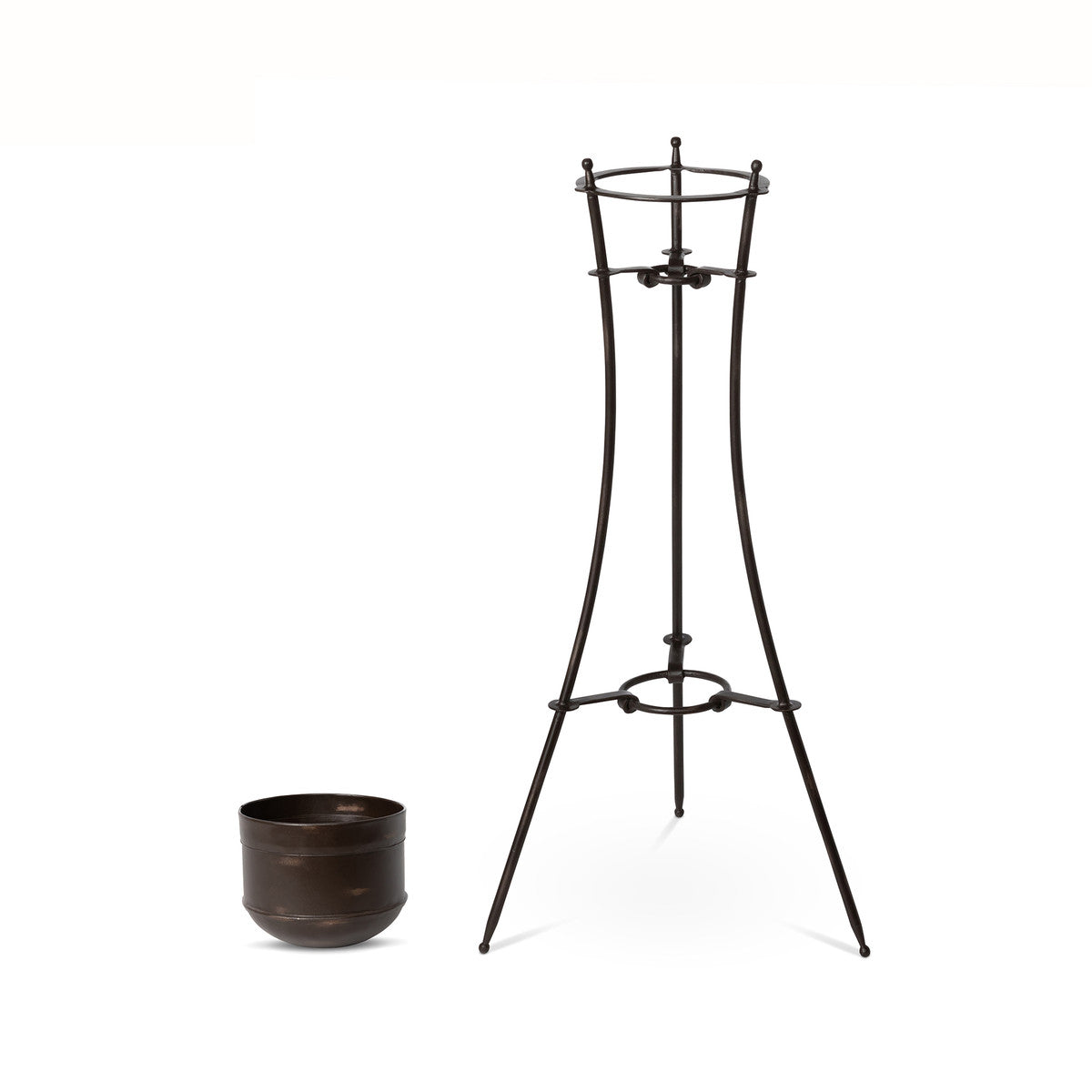 Portal Metal Stand and Pot, Tall