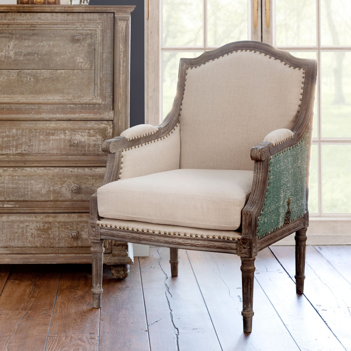 Simone Upholstered Arm Chair