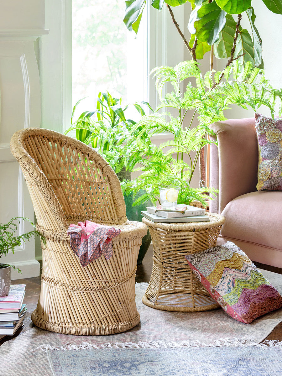 Sanibel Woven Rope Side Table