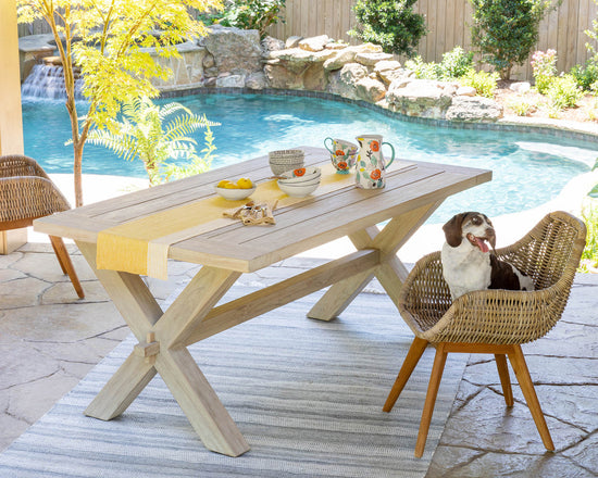 Teak Outdoor Clambake Table