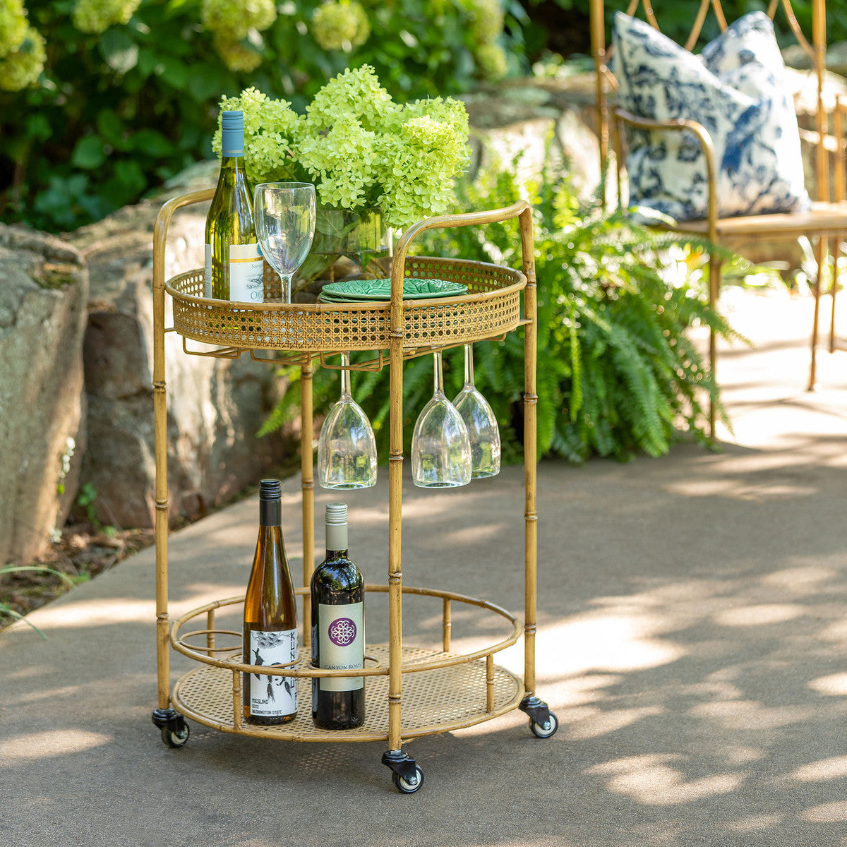 Roanoke Metal Bar Cart