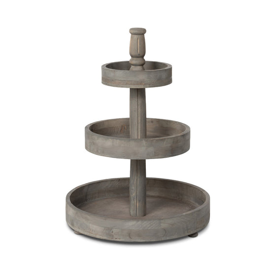 Wooden 3-Tiered Plant Stand