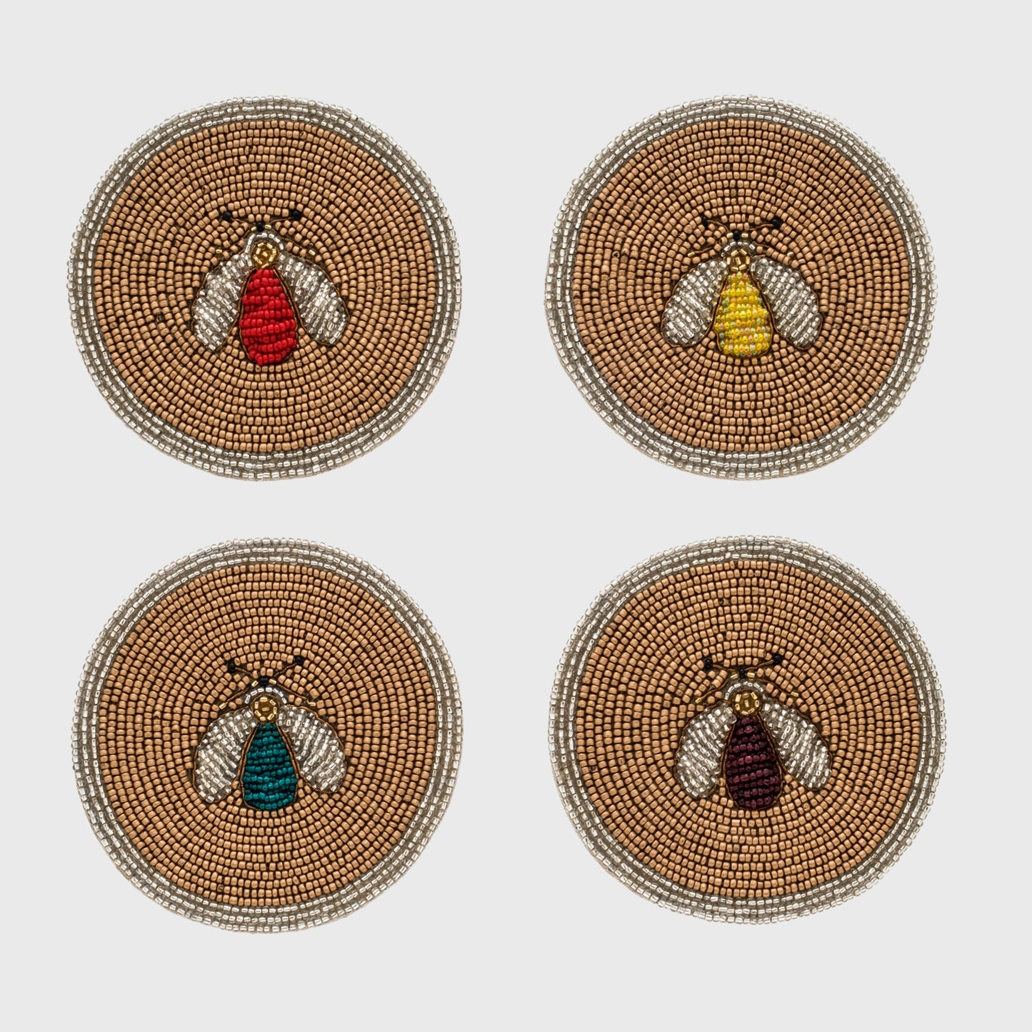 Sparkle Bee Coasters