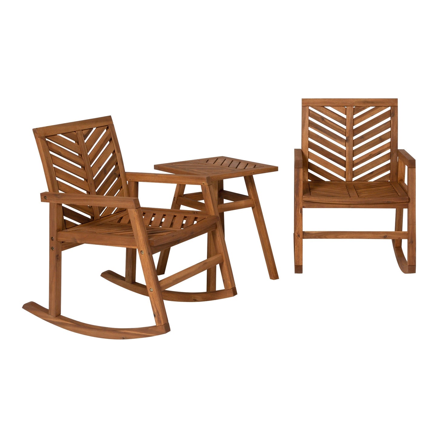 Vincent 3-Piece Outdoor Rocking Chair Chat Set