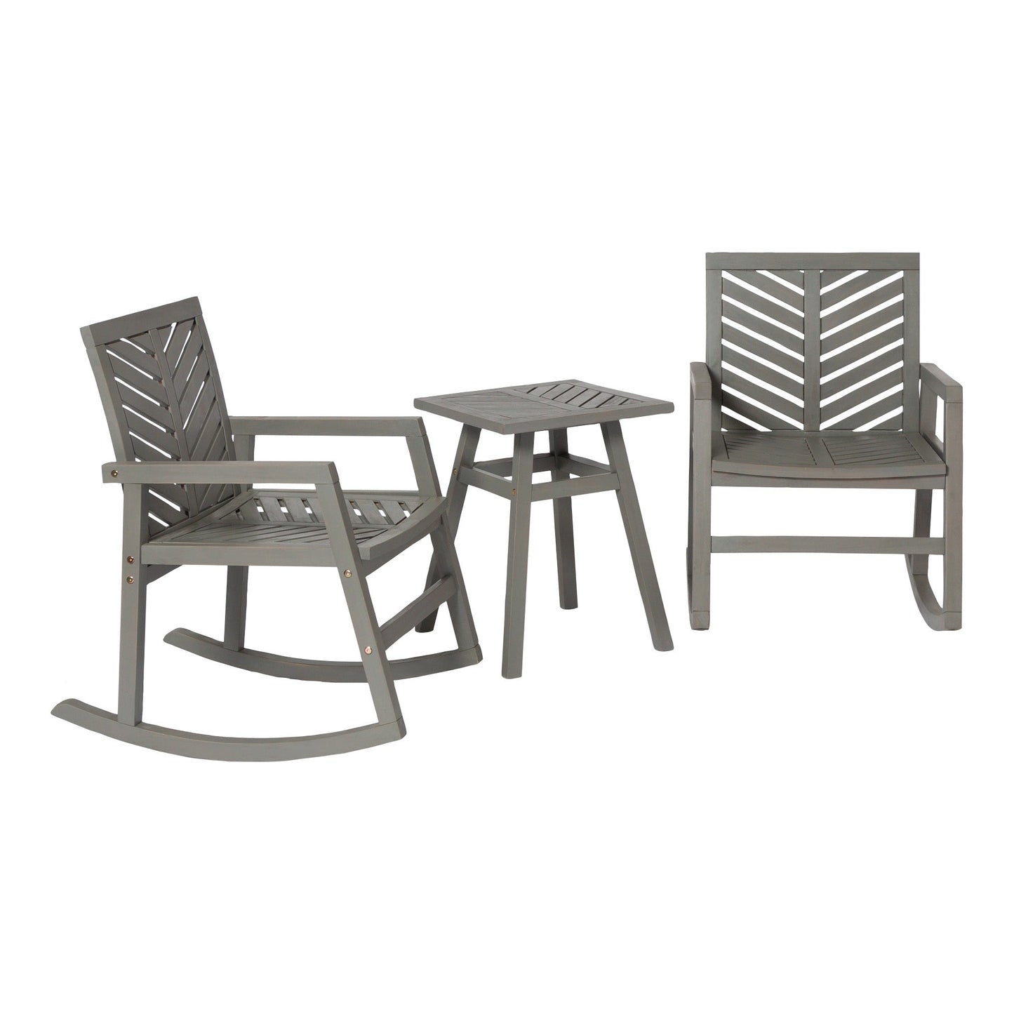 Vincent 3-Piece Outdoor Rocking Chair Chat Set