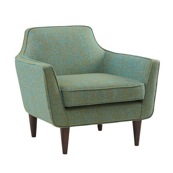 Cruz Mid Century Accent Chair, Blue/Green - Mac & Mabel