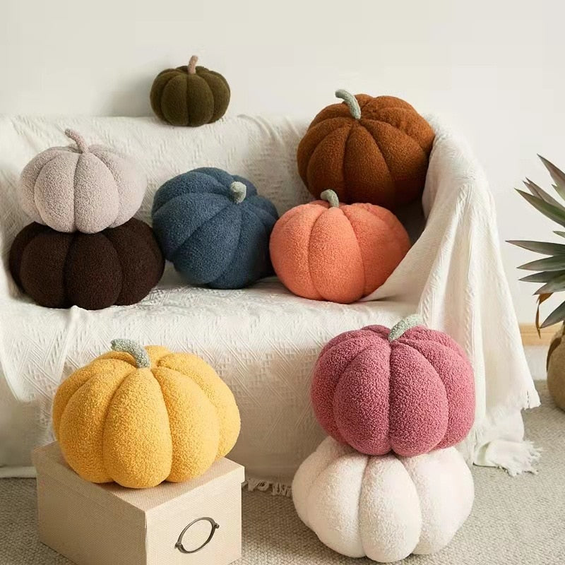 Plush Pumpkin Pillow