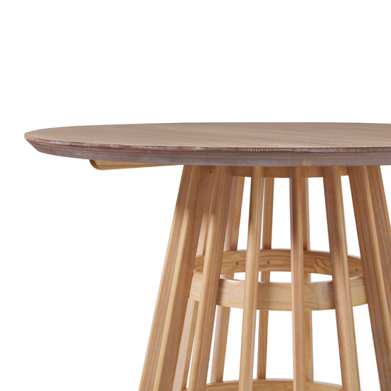 Modern 48 Round Solid Wood Dining Table