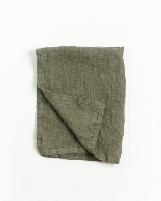 Stone Washed Linen Tea Towel