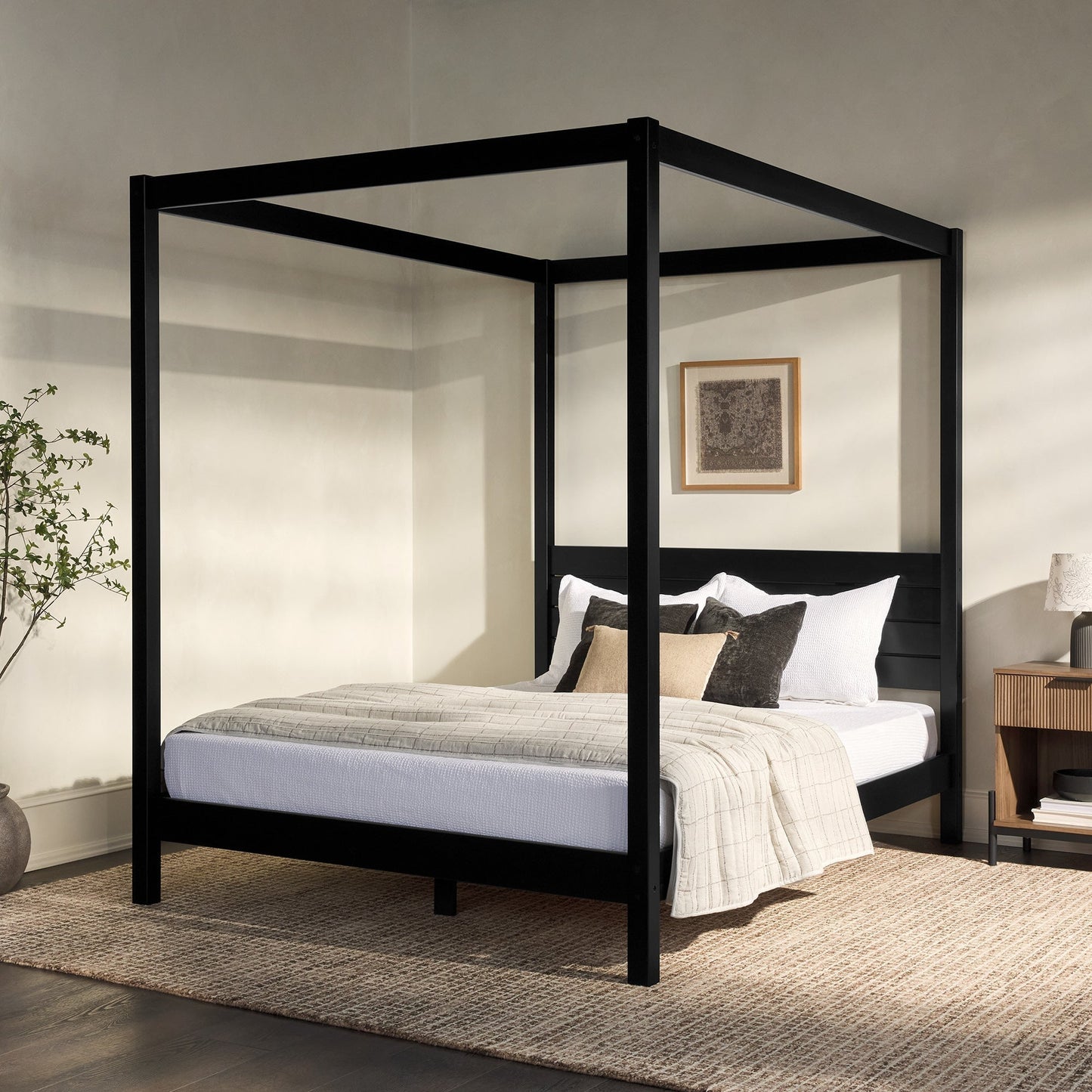 Isla Solid Wood Canopy Bedframe Collection