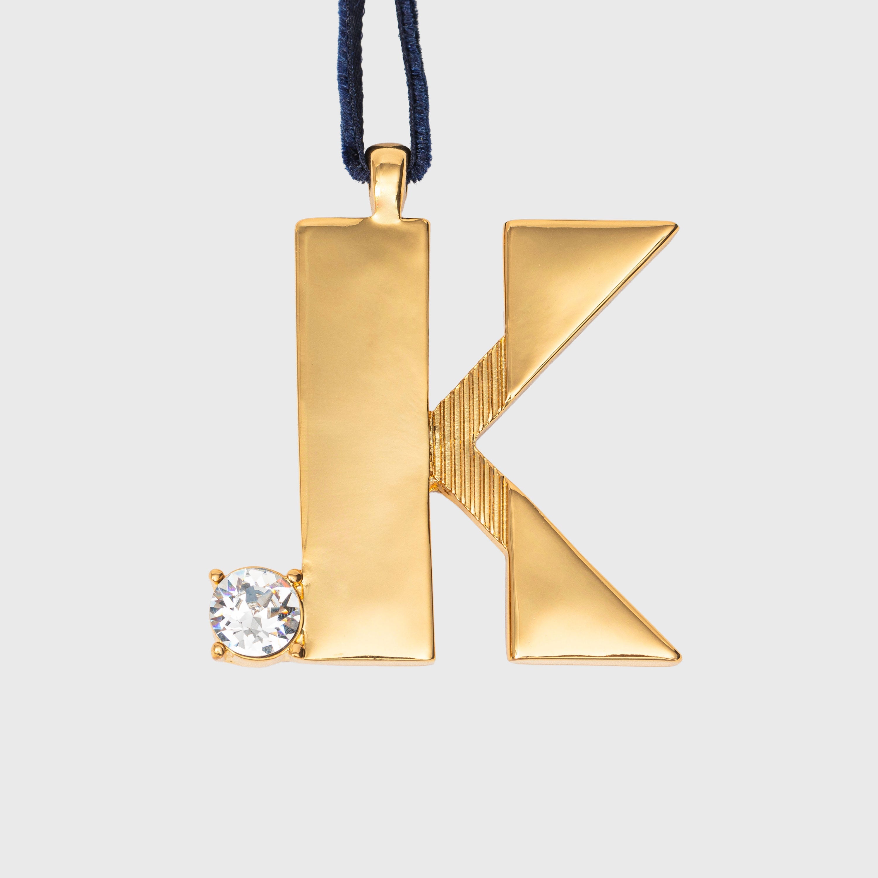 Monogram Hanging Ornament K