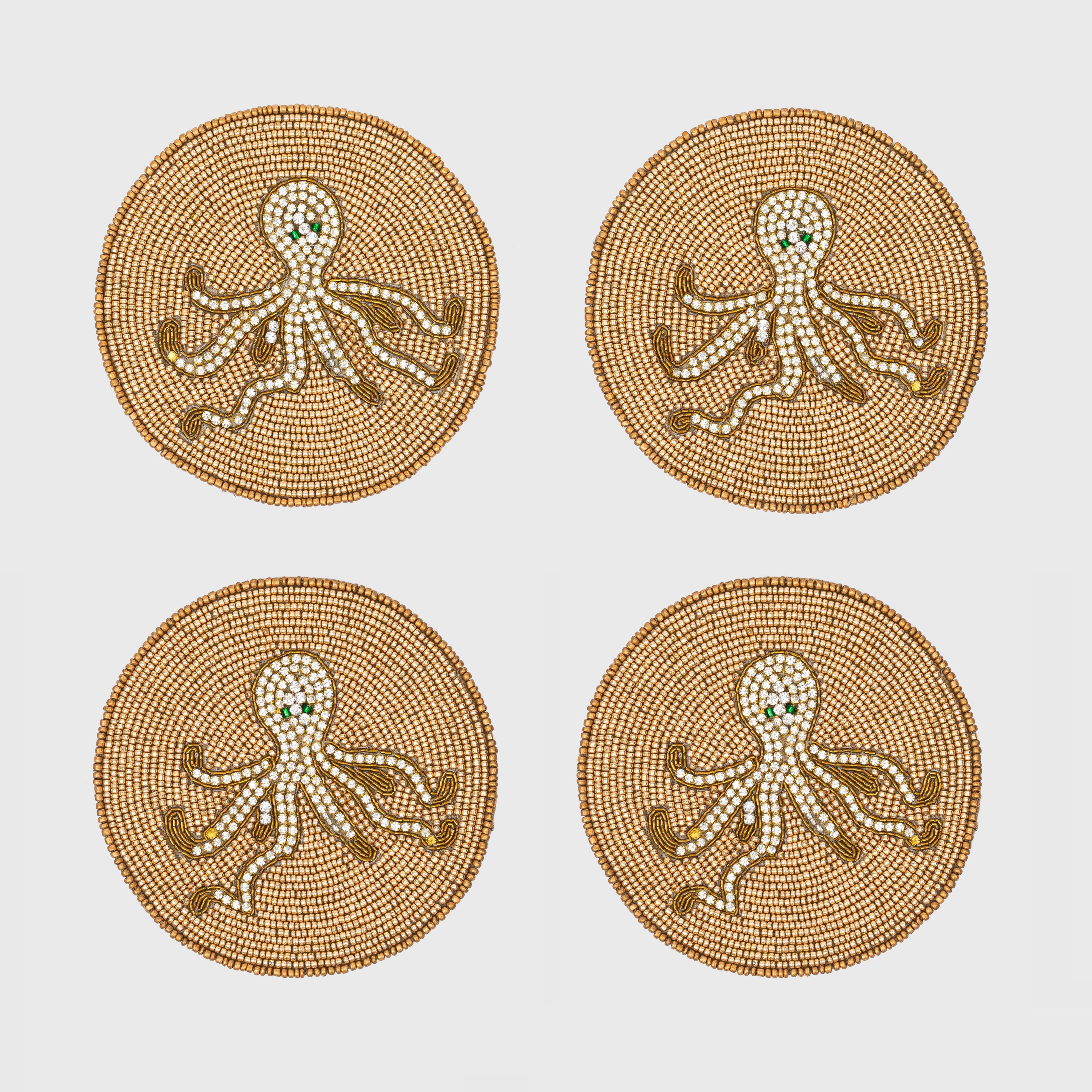 Octopus Coaster, Set of Four