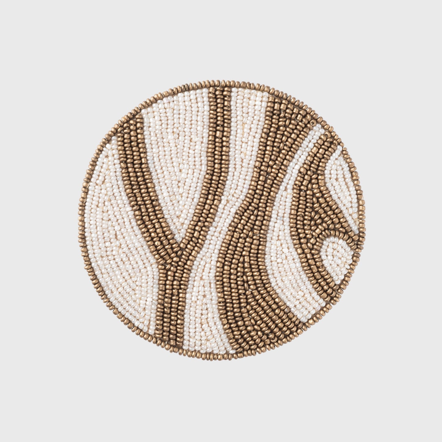 Zebra coasters, brown