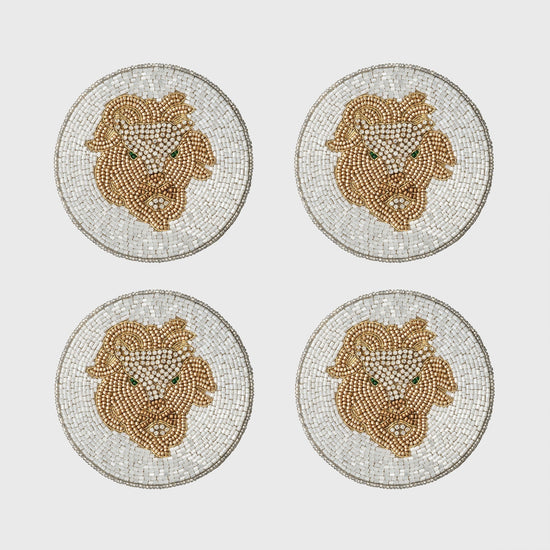 Leo Coasters, Set of Four