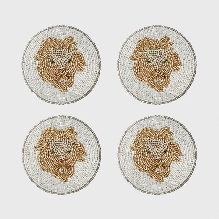 Leo Coasters, Set of Four