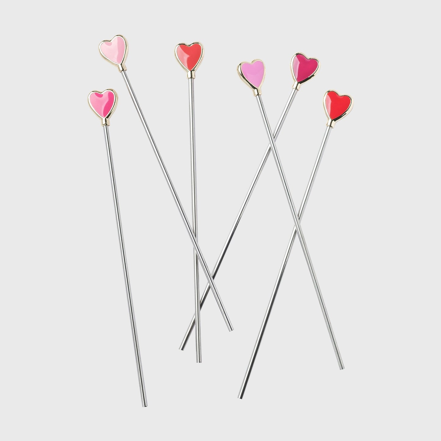 Heart Swizzle Sticks