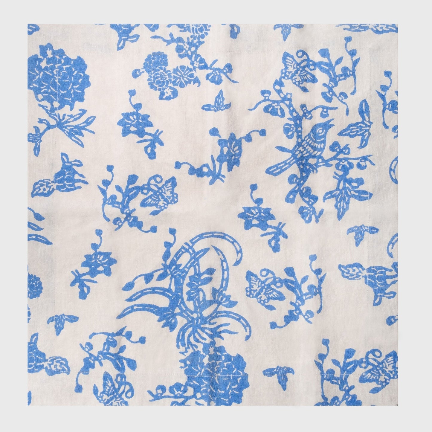 Garden Print Napkin, Blue, Set of Two