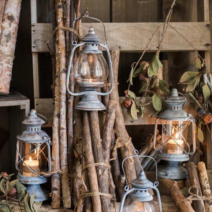 Restoration Candle Holder Backyard Décor Lantern