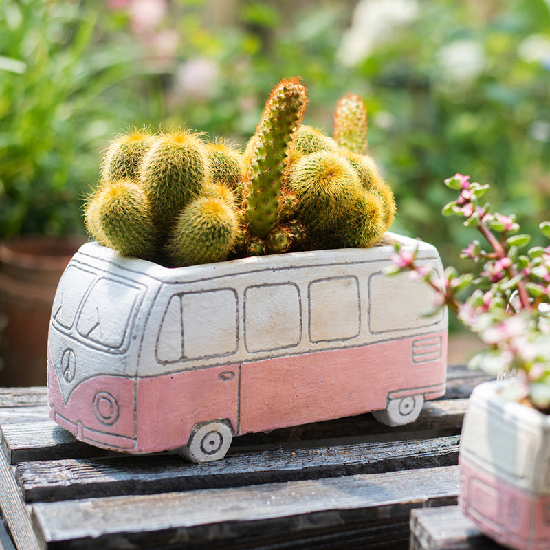 Girls Desktop Bus Planter