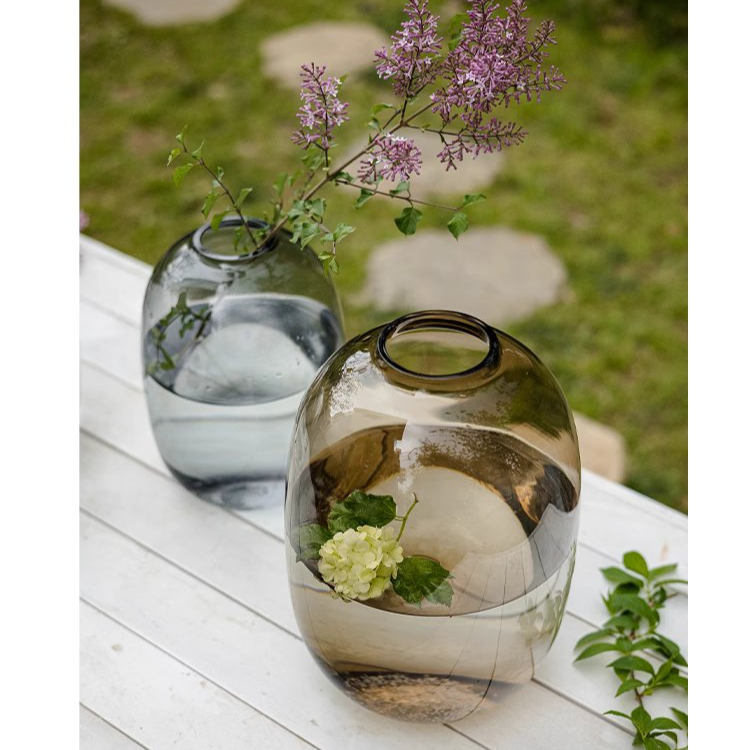 Modern Clear Glass Vase