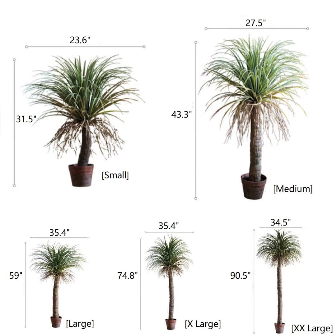 Moroccan Artificial Palm Tree In Pot