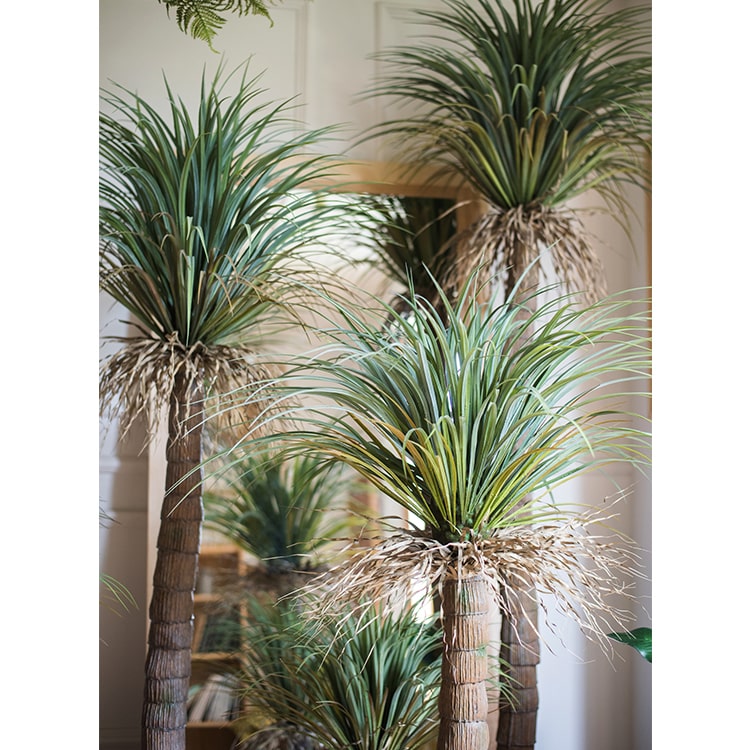 Moroccan Artificial Palm Tree In Pot