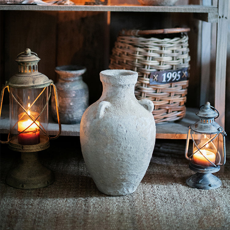 Pottery Stoneware Vase Zen Style Pottery for Dried Flowers