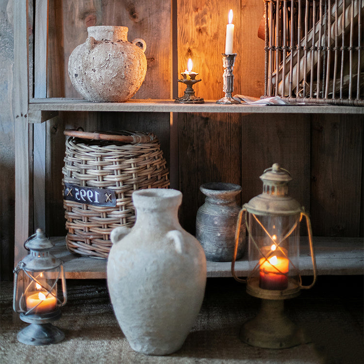 Pottery Stoneware Vase Zen Style Pottery for Dried Flowers