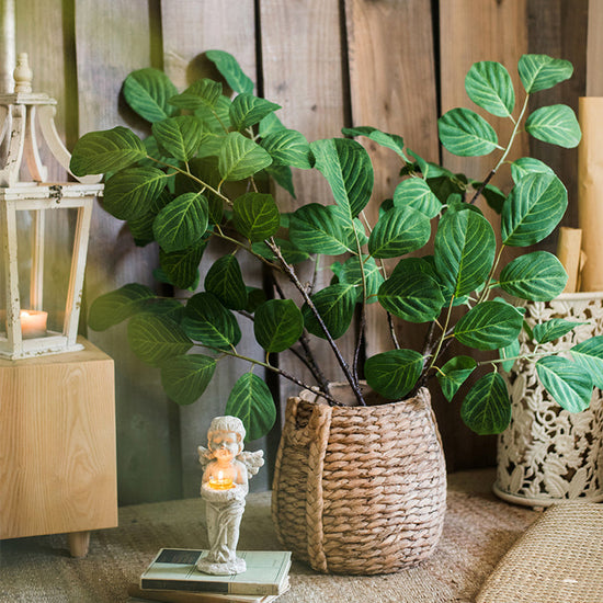 Large Rope Basket Cement Planter