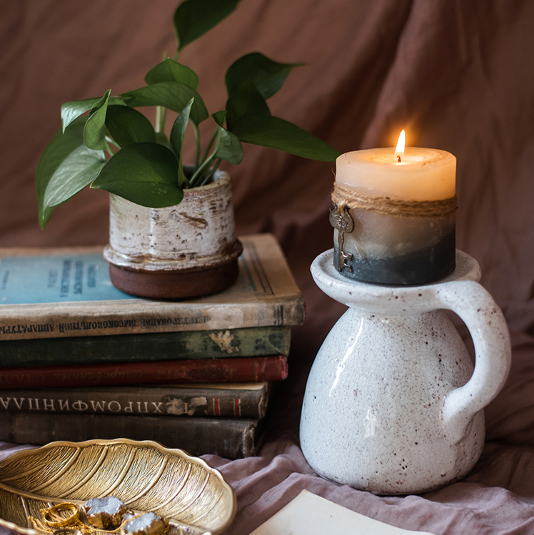 Restoration Ceramic Planter Vase