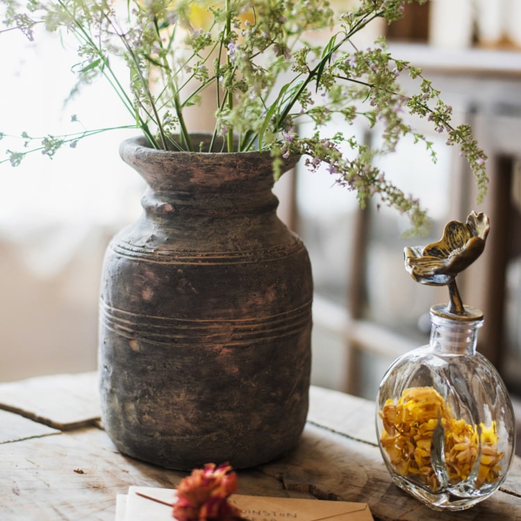 Restoration Style Concrete Vase