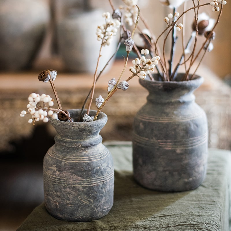 Restoration Style Concrete Vase