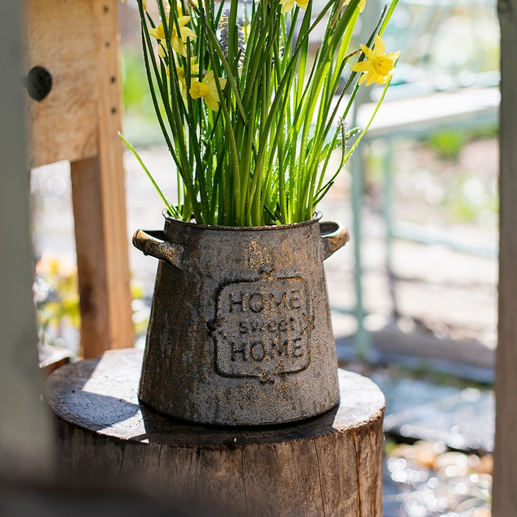 Restoration Sweet Home Flower Pot