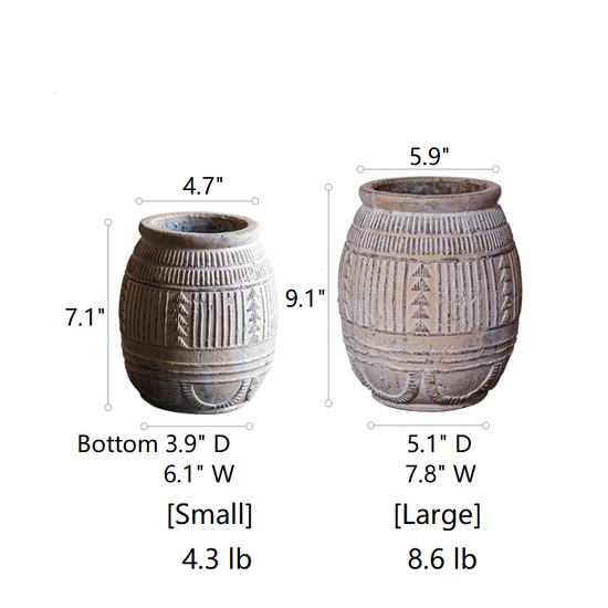 Yukun Terracotta Planter Stoneware