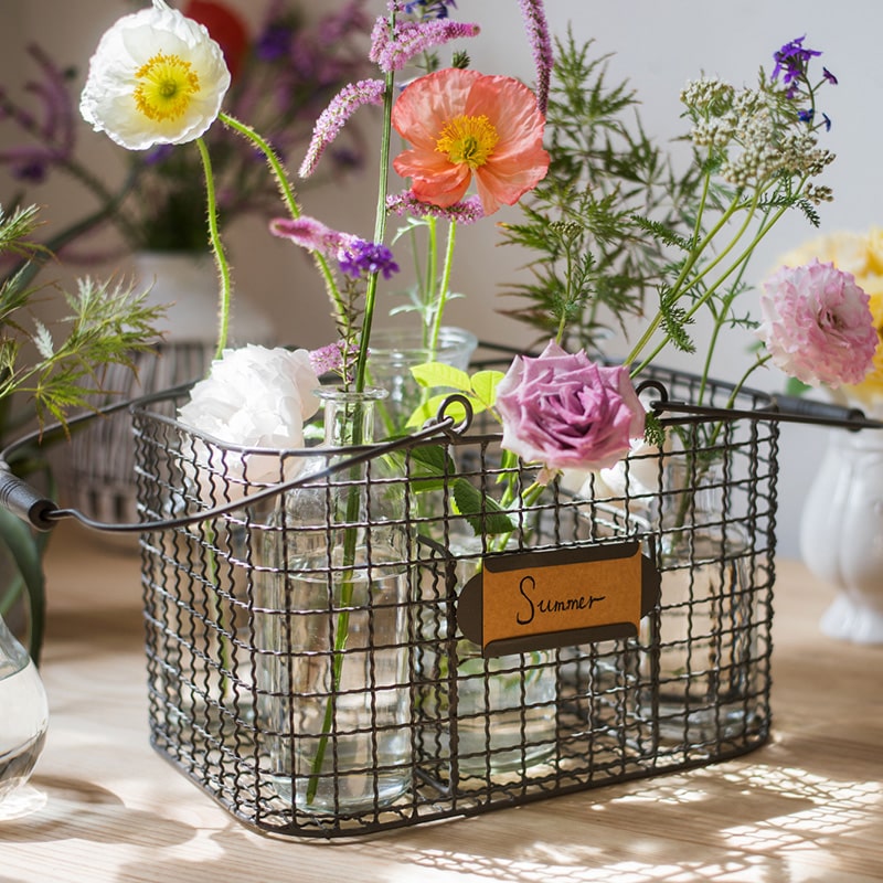 Zakka Multifunctional Wire Organizer Basket