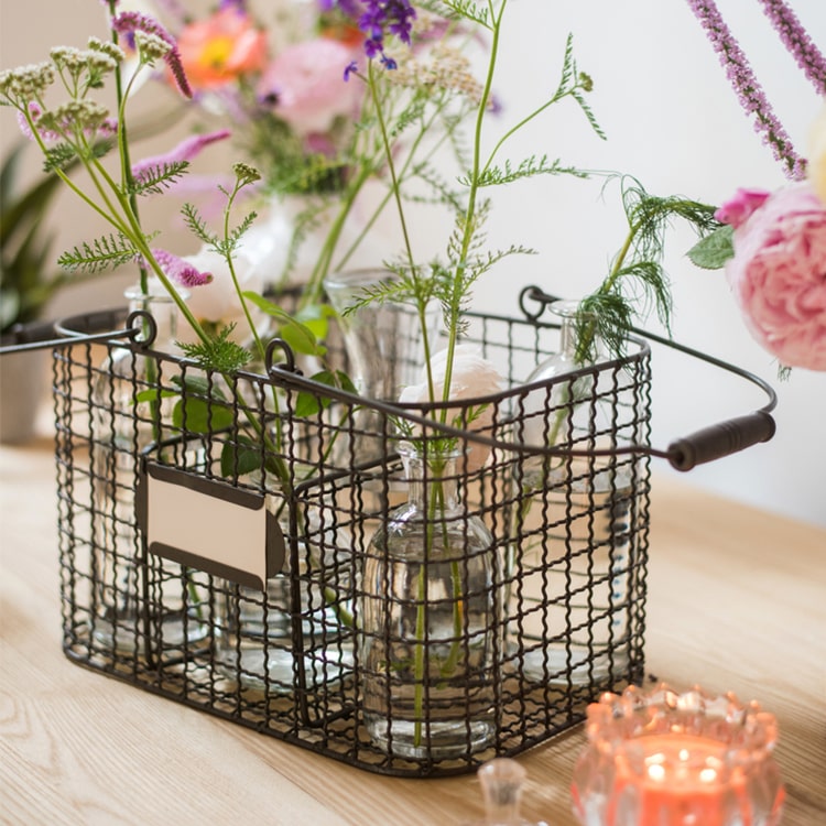 Zakka Multifunctional Wire Organizer Basket