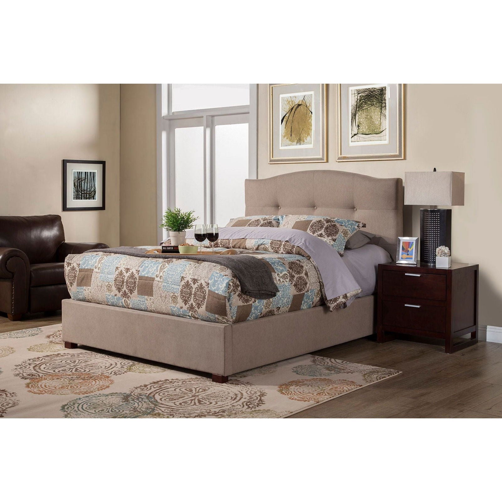 Amanda Bed, Haskett/Jute - Mac & Mabel