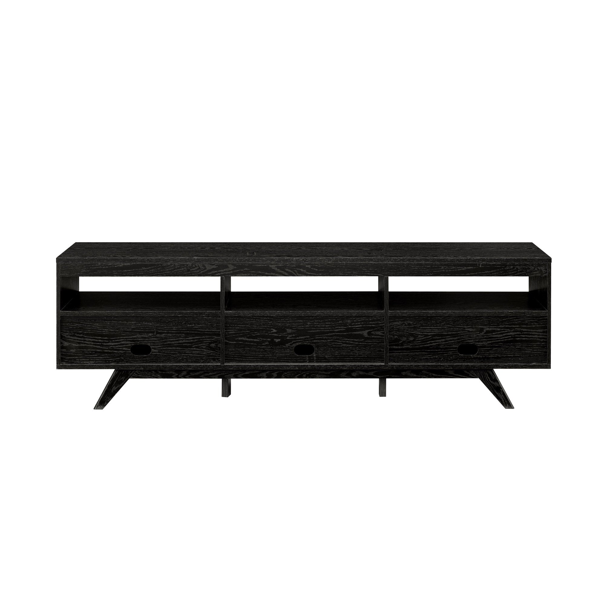 Kela Mid-Century Modern 3-Door TV Stand