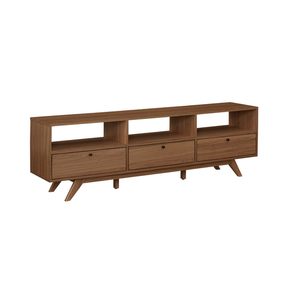 Kela Mid-Century Modern 3-Door TV Stand