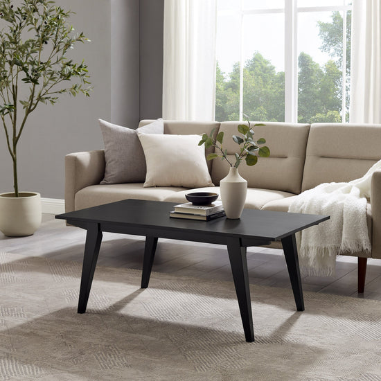 Kochi Minimalist Solid Wood Rectangle Coffee Table