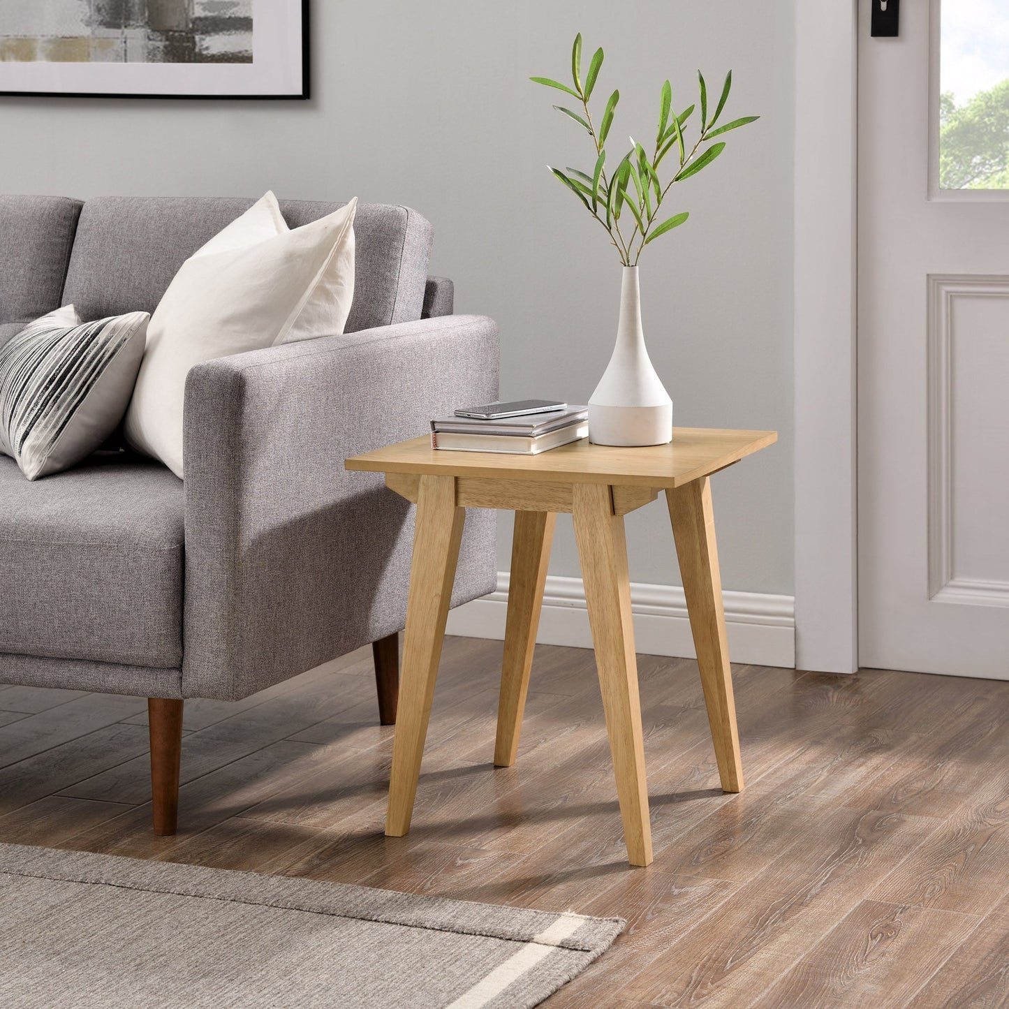 Kochi Minimalist Solid Wood Side Table