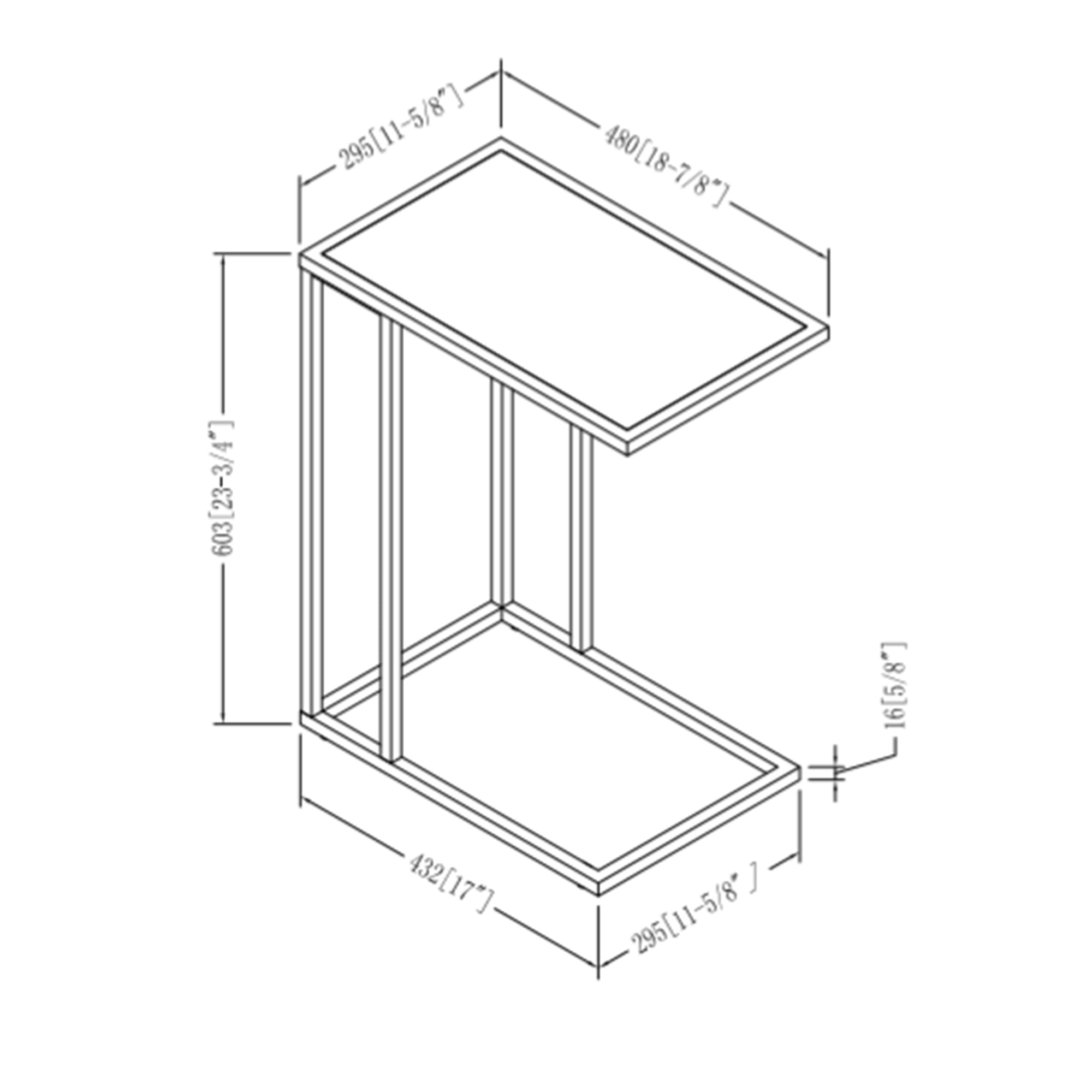 Modern End C Table