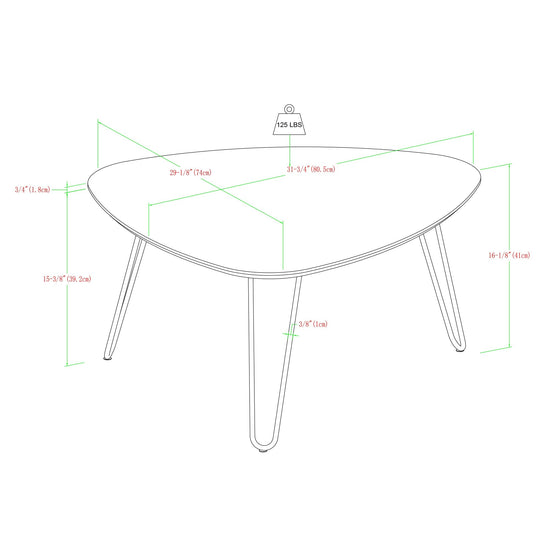 Hairpin Leg Coffee Table